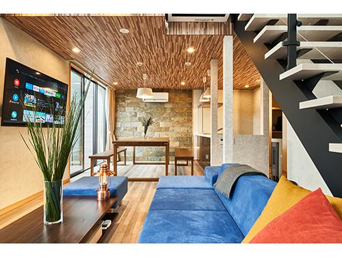 楽天グループのサービスを体験できる施設の室内イメージ